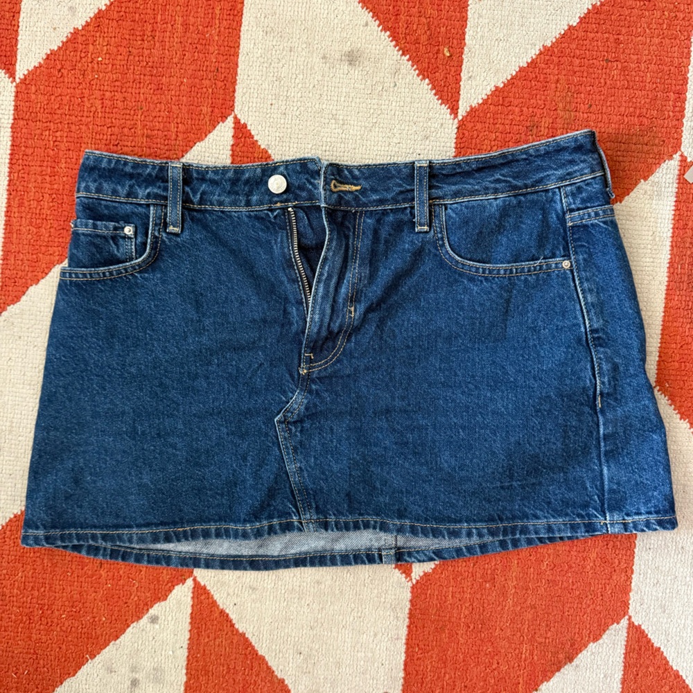 Zara Blue Mini Denim Skirt
